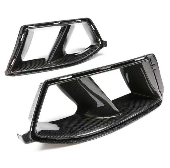 BMW G8X M3/M4 Dry Carbon Fiber Front Air Inlet Ducts for Front Bumper
