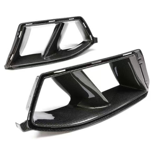 BMW G8X M3/M4 Dry Carbon Fiber Front Air Inlet Ducts for Front Bumper